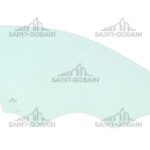 RH FRONT DOOR GLASS GREEN (2 HOLES ) SEKURIT